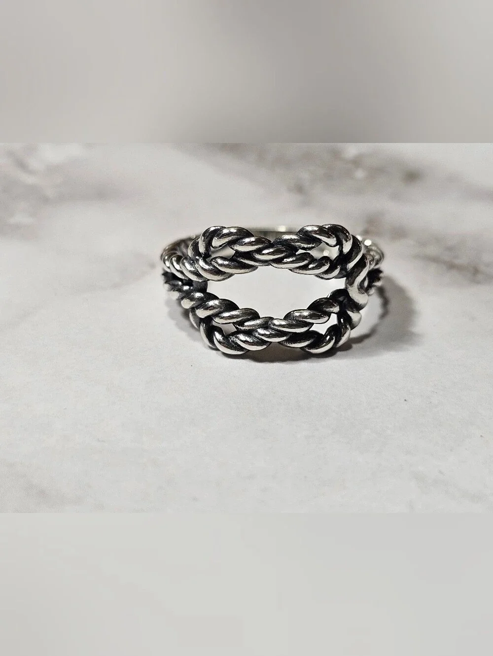 Carolyn Pollack Sterling American West rope Ring